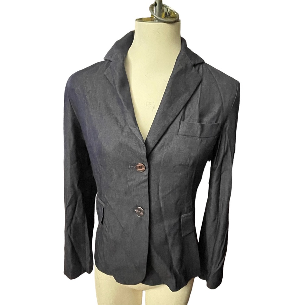 ZARA WOMAN Denim Blazer Jacket Size 4